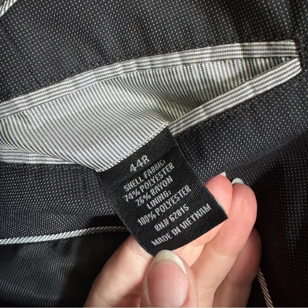 J. Ferrar Black Slim Fit Suit Jacket Blazer – 44R